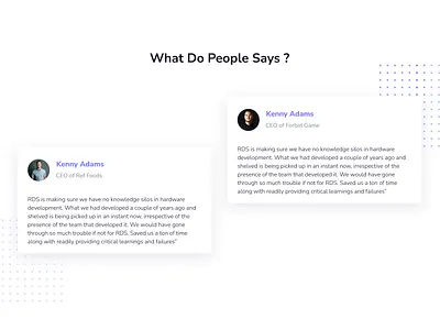 Testimonial comments concept dailyui dailyuidesign design figma message for us reviews testimonial thoughts ui uidesign uiux what people say