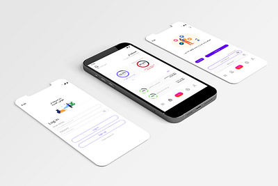 Hesabdar App app design graphic design illustration ui ux vector