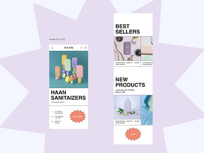 HAAN sanitizers adaptive adaptive design e commerce figma ui ux web design white