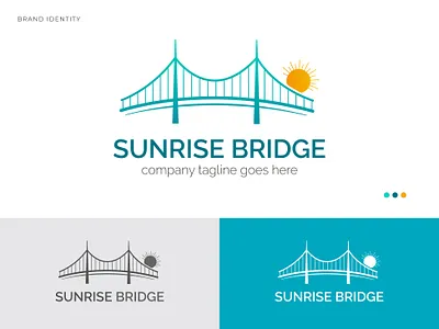 Bridge Logo agency agency logo architecture logo brand identity branding community logo construction logo finance logo logo marketing solution logo real estate logo start up logo