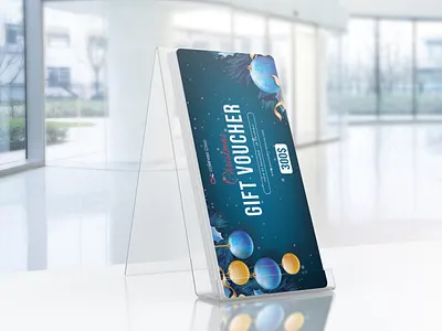 Christmas Gift Card Certificate animation branding christmas gift voucher gift voucher template happy new year modern gift card photography card simple gift card voucher x mas