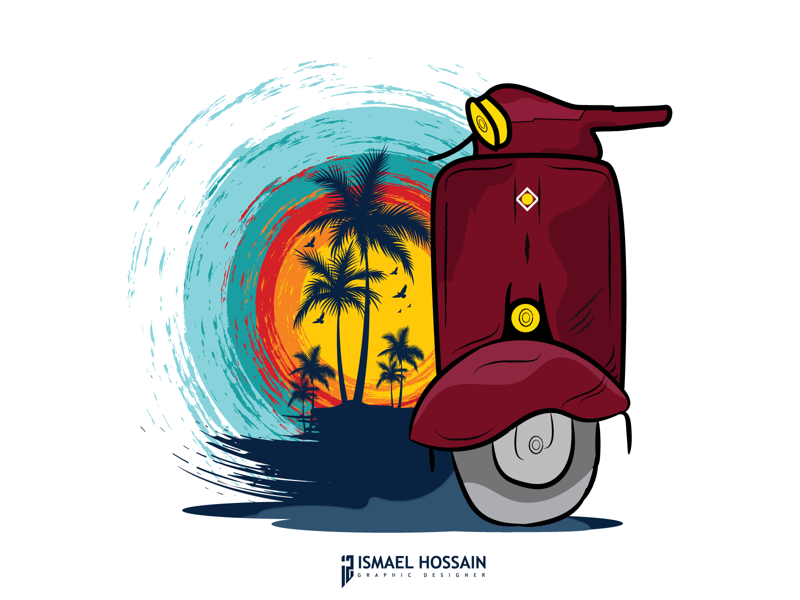 SUMMER T SHIRT DESIGN poster
