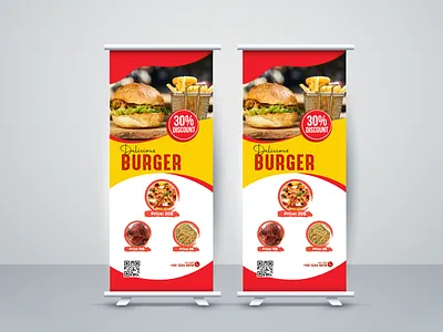 Rollup Banner Design banner banner bundle banner design print banner rollup banner vertical banner web banner
