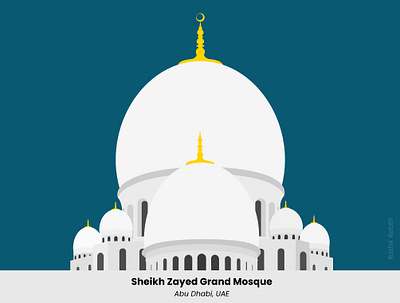 Sheikh Zayed Grand Mosque abudhabi adobe branding design dubai figma flat flatdesign graphicdesigner graphics illustration illustrator motion graphics sheikhzayed uae uiuxdesigner vector visualdesigner