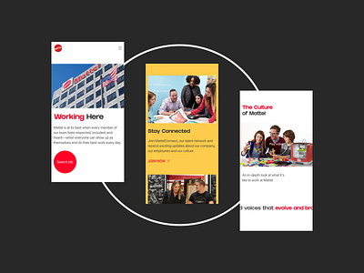 Mattel Redesign Concept corporate design minimal toy ui ux