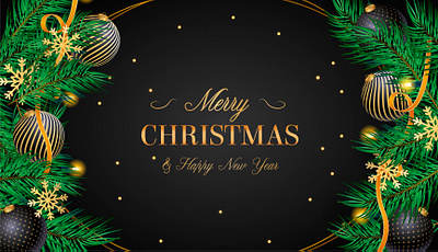 realistic-merry-christmas-background bundle new year digital