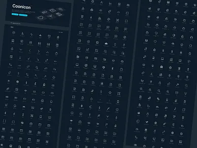 Coonicon SVG Icon set free icon svg webdesign website