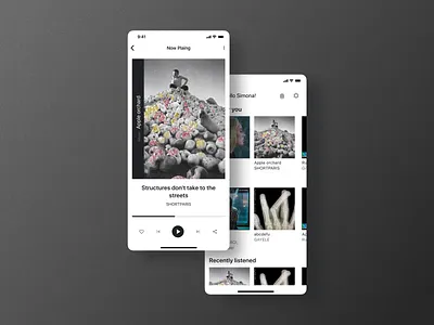 Music Player app design black daily 100 challenge dailyui dailyuichallenge minimal music music player music player app player ui
