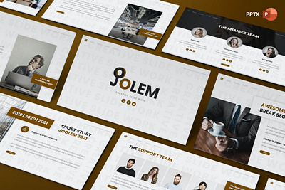 Joolem - Creative Powerpoint Template branding creative deck design designposter google google slides graphic design illustration keynote minimal modern multipurpose pitch pitch deck powerpoint presentation simple slides ui