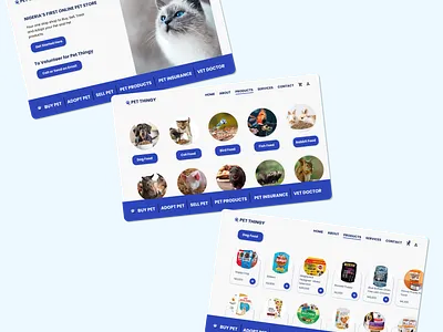 ONLINE PET STORE design online store pet pet thingy