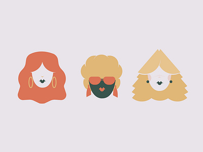 Ladies Night 70s girls illustration ladies women