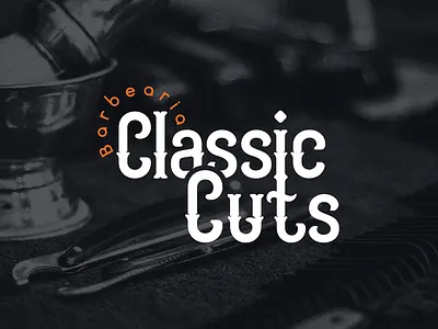 Barbearia ClassicCuts barbearia barbershop branding design logo logo design logodesign minimal visual identity
