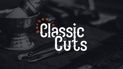 Barbearia ClassicCuts barbearia barbershop branding design logo logo design logodesign minimal visual identity