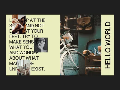 Layout Exploration abstract brand branding clean creavora design grid header layout minimal presentation ui web website whitespace