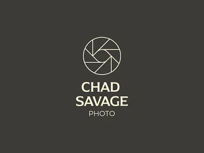 Chad Savage Photo - Logo Design Concept art brand branding design brandmark camera eye lens logo design logo designer logomark luxury modern photo photographer photography identity simple symbol vector vintage vision