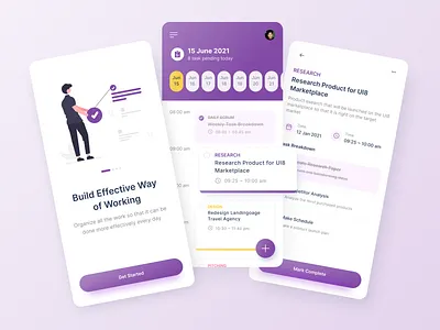 Task Scheduler App Design app calendar clean design design mobile mobile app mobile design multitask new shot popular shot productivity task ui ui design