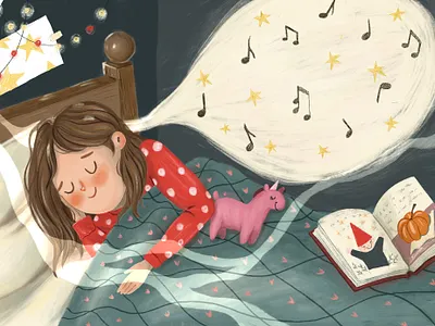 Illustration for art challenge “Folktale week” art book cartoon character design illustration kid raster