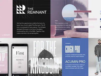 The Remnant Church - Branding branding church design icon identity illustration logo modern tone board ui vector