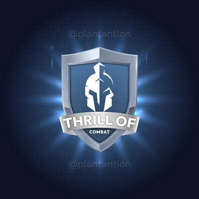 Thrill of Combat logo graphic design logo