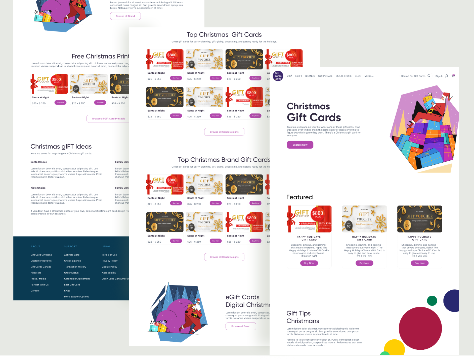 Example of Modern & High Converting Landing Page UI