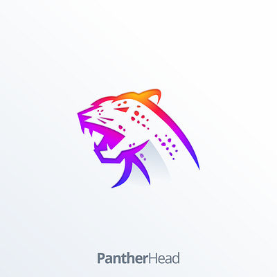 Colorful Panther logo design animal brand branding cheetah colorful design identity illustration logo mascot panther simple tiger ui vector