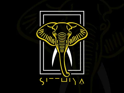 Sithya brand design elephant logo thai yoga