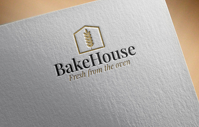 Simple bakery logo bakery logo branding graphic design illustrator junior graphic designer logo mock up simple logo