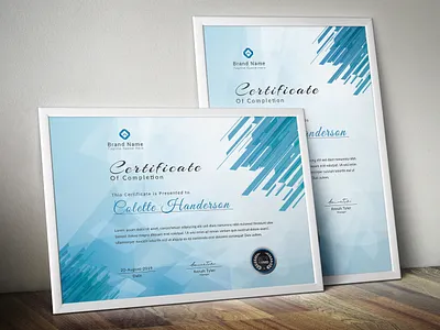 Certificate Template certificate design clean certificate