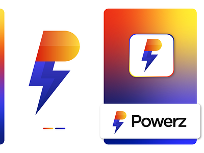 Powerz - P Letter Logomark Design alphabet brand identity branding bulb cable electricity electro energy letter logo light load shedding logomark minimal p letter plug power power supply