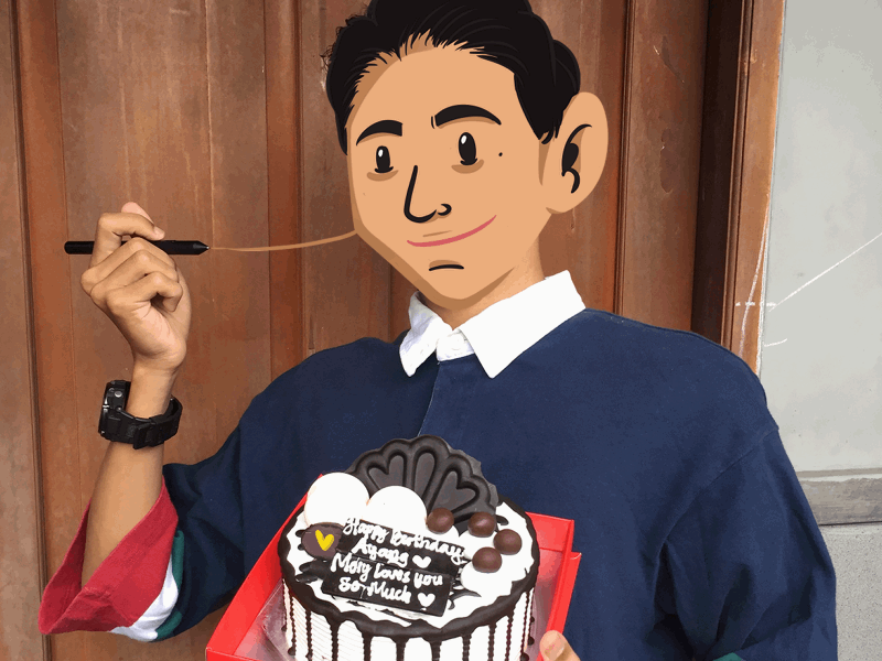 Birthday Boy 28/11 2d animation clipstudiopaint