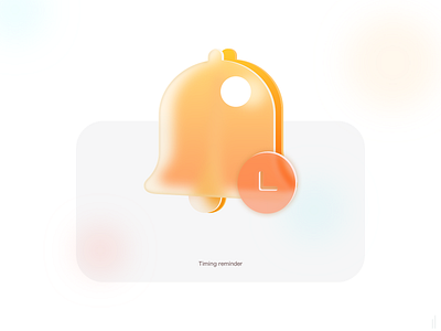 Timing reminder branding illustration minimal ui ux vector