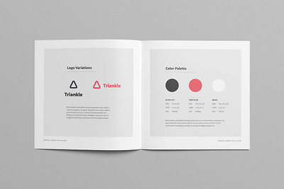 Minimal Brand Style Guide brand brand book brand style guide branding brochure catalog clean client company design guide indesign layout logo magazine simple square style template templates