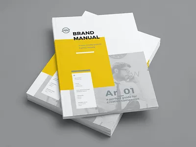Brand Manual a4 advertising agency brand brand manual brandbook bundle colors corporate guide guideline identity indesign magazine manual minimal square swiss templates typography