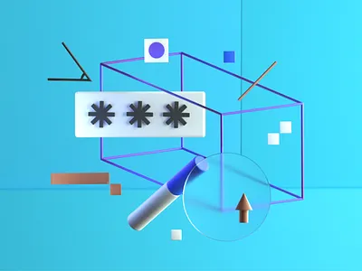 Abstract 3d geometry 3d abstract analytics cube cyber finance future geometry google illustration page password security shapes