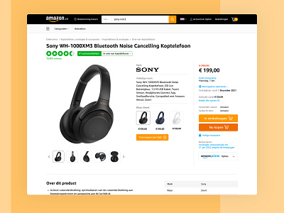 Amazon Productpage redesign #1 amazon productpage redesign webpage webshop website website shop