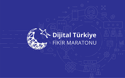 Dijital Türkiye Fikir Maratonu branding graphic design logo responsive design ui web design