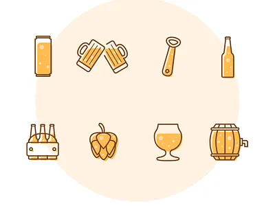 Beer Icons designs, themes, templates and downloadable graphic elements ...