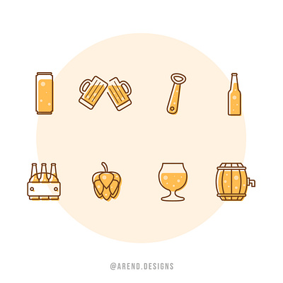 Beer consuming and brewing icon set beer beer bottle beer bottles beer branding beer brewing beer can beer icon beer icon set beer icons beer illustration beer logo beer package beer packaging flat style icons hop hop icon icon design icon set minimalistic icons pictogram design