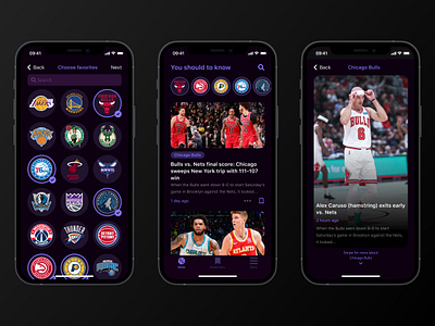 Sport News dailyui design figma minimal mobile app ui ui design uidesign ux ux design uxdesign