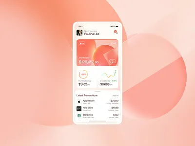 Wallet app branding card finance money ui uxui wallet