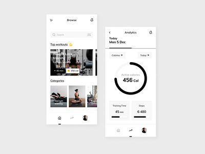 Fitness App 2021 app design fitness icon illustration logo mobile populer terbaru trend ui ux