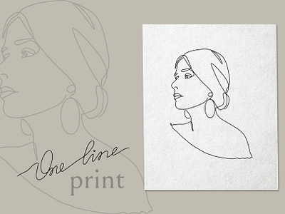 Woman Silhouette One Line Art by Anastasiia Dzhioeva on Dribbble