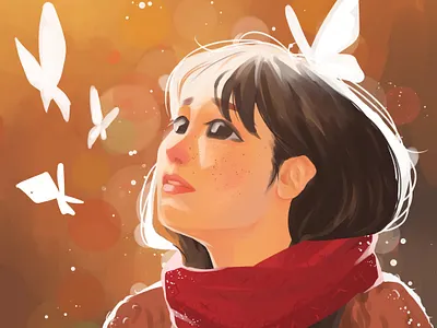 Stella art artwork clip studio paint digital illustration digital painting huion illustration painting