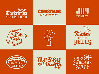 "Filthy Animal" - Christmas Church Vector Pack badge christmas church festive jesus joy karen lockup logo ministry peace santa ugly sweater vector xmas