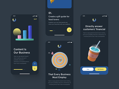 Onboarding Metmoi UI KIT app design ios kit metmoi mobile native react template ui