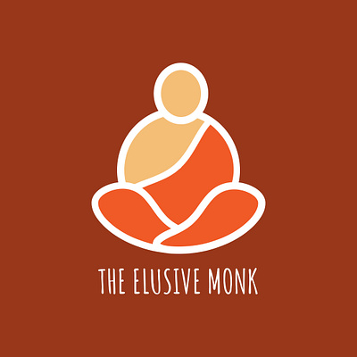 The Elusive Monk Logo Design branding design logo ui