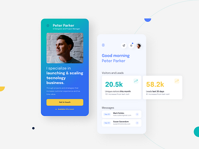 MyLance | Profile design graphic design ui ux