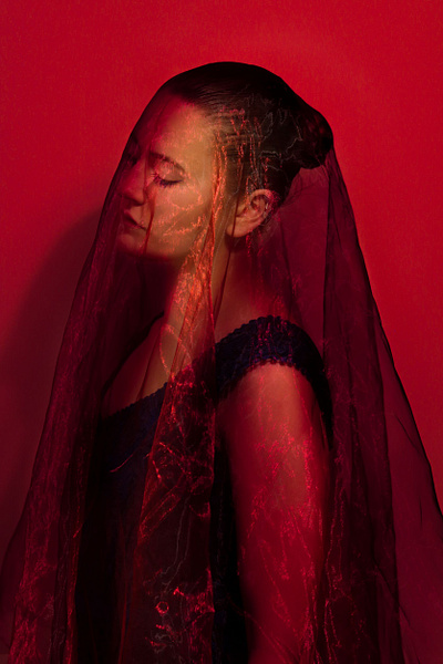 The Veil #3 adobe lighting lightroom photography self portrait