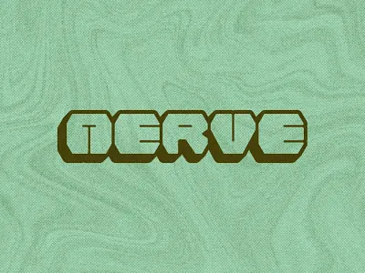 nerve ascii logo logo design typography
