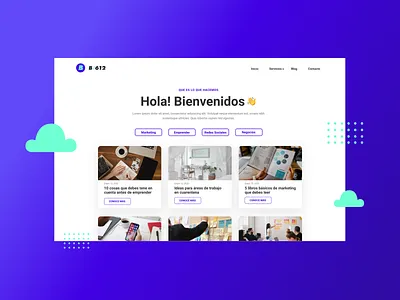 B612/Blog article blog blog post blogger blogpost brand branding design designui graphic design landingpage minimalistic page portfolio purple ui uiux ux web website